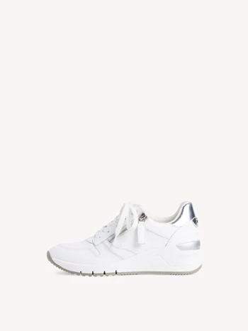 White Women's Tamaris Low Tops Sneakers | MQG-603512