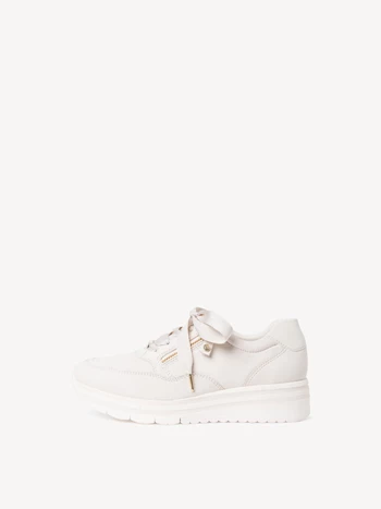 White Women's Tamaris Low Tops Sneakers | MVT-945310