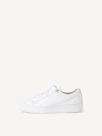 White Women's Tamaris Low Tops Sneakers | ONL-386071