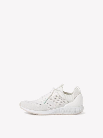 White Women's Tamaris Low Tops Sneakers | SPK-921754