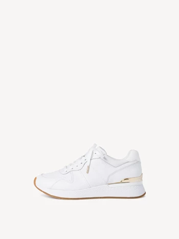 White Women's Tamaris Low Tops Sneakers | TXL-983524