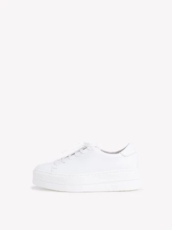 White Women's Tamaris Low Tops Sneakers | VCU-397401
