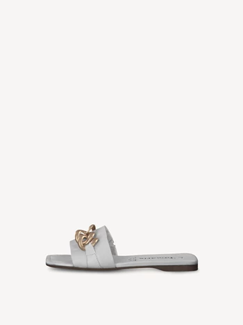 White Women's Tamaris Mules | AMI-361972