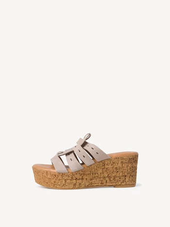 White Women's Tamaris Mules | UGD-256341