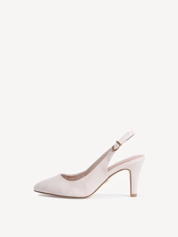 White Women's Tamaris Sling Pumps | ECN-387195